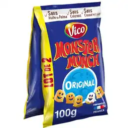 Auchan Chips Soufflés Goût Original Monster Munch offre