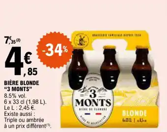 E.Leclerc BIÈRE BLONDE offre