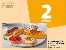 Auchan Assortiment de 4 petits gateaux offre