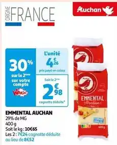 Auchan Auchan - emmental offre