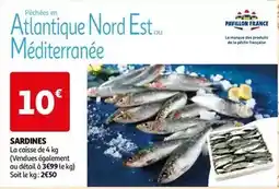 Auchan Pavillon france - sardines offre
