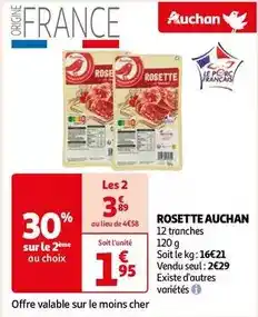Auchan - rosette