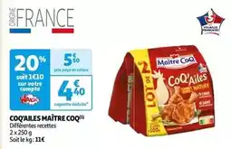 Auchan Maître coq - coq'ailes offre