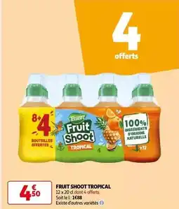 Auchan Teisseire - fruit shoot tropical offre