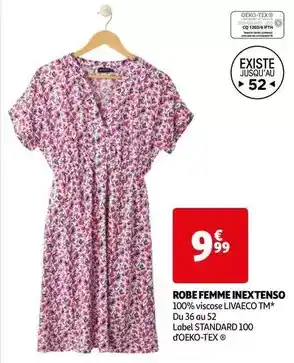 Auchan Inextenso - robe femme offre
