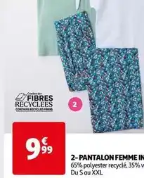 Auchan Inextenso - pantalon femme offre