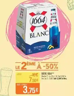 Match Kronenbourg - bière 1664 offre