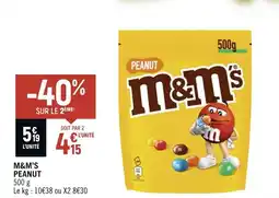 Spar M&M'S PEANUT offre