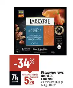Casino Shop SAUMON FUMÉ NORVÈGE offre