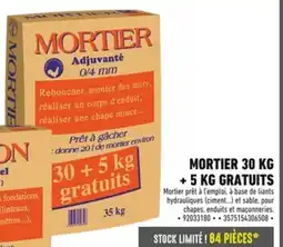 Batkor MORTIER + 5 KG GRATUITS offre