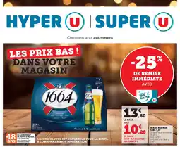 Super U BIERE BLONDE 1664 5,5° offre
