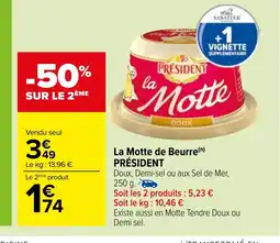 La Motte de Beurre(n) PRĂSIDENT