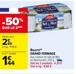 Beurre(n) GRAND FERMAGE