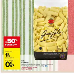 Carrefour Pâtes GAROFALO offre