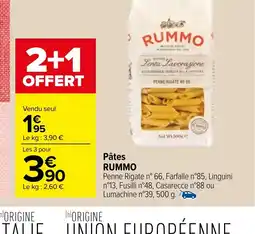 Carrefour Pâtes offre