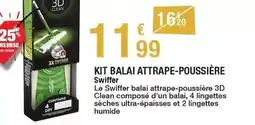 Carrefour Swiffer - kit balai attrape-poussière offre