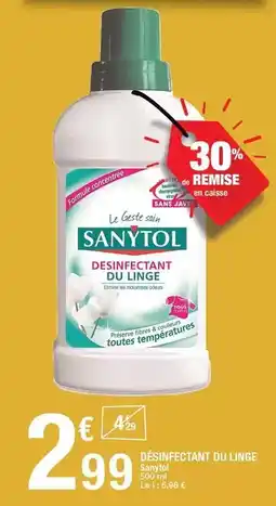 Carrefour Sanytol - désinfectant du linge offre