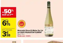 Carrefour Muscadet-Sèvre-Et-Maine Sur Lie offre