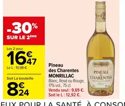 Carrefour Pineau des Charentes MONRILLAC offre