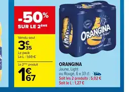 Carrefour ORANGINA offre