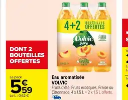 Carrefour Eau aromatisée VOLVIC offre