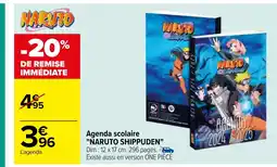 Carrefour Agenda scolaire "NARUTO SHIPPUDEN offre