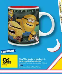 Carrefour Mug Moi Moche et Méchant 4 - Unstoppable-Unbreakable offre