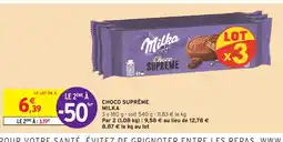 Intermarché Hyper CHOCO SUPRÊME MILKA offre