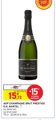 Intermarché Hyper AOP CHAMPAGNE BRUT PRESTIGE offre