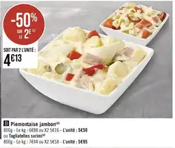 Piemontaise jambon(d)