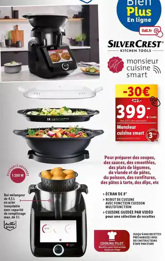 Lidl Silvercrest - monsieur cuisine smart offre