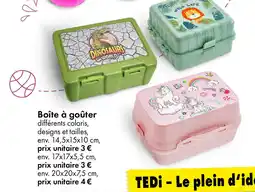 TEDi Boîte à goûter offre
