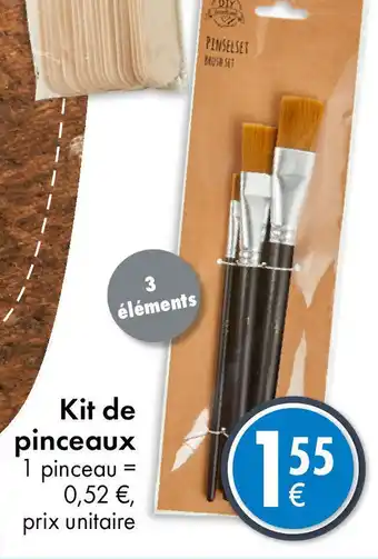 TEDi Kit de pinceaux offre