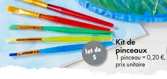 TEDi Kit de pinceaux offre