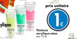 TEDi Peinture acrylique néon offre