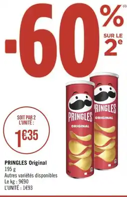 Géant Casino PRINGLES Original offre