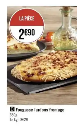 Géant Casino Fougasse lardons fromage offre