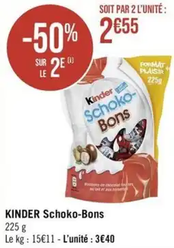 Géant Casino KINDER Schoko-Bons offre