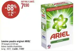 Géant Casino Lessive poudre original ARIEL* offre