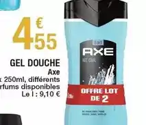 Carrefour Axe - gel douche offre