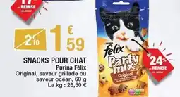 Carrefour Mix - felix - snacks pour chat offre