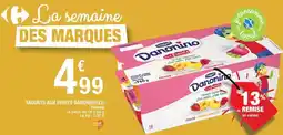 Carrefour Danone - danonino - yaourts aux fruits offre