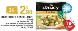 Carrefour D'aucy - carottes en rondelles offre