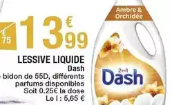 Carrefour Dash - lessive liquide offre