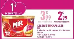 Carrefour Mir - lessive en capsules offre
