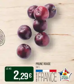 Match PRUNE ROUGE offre