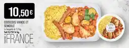 Match COUSCOUS VIANDE ET SEMOULE offre
