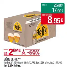 Match LEFFE BIÈRE offre