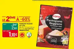 Match CORA PARMIGIANO REGGIANO AOP offre