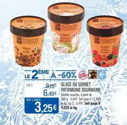 Match PATRIMOINE GOURMAND Glace ou Sorbet offre